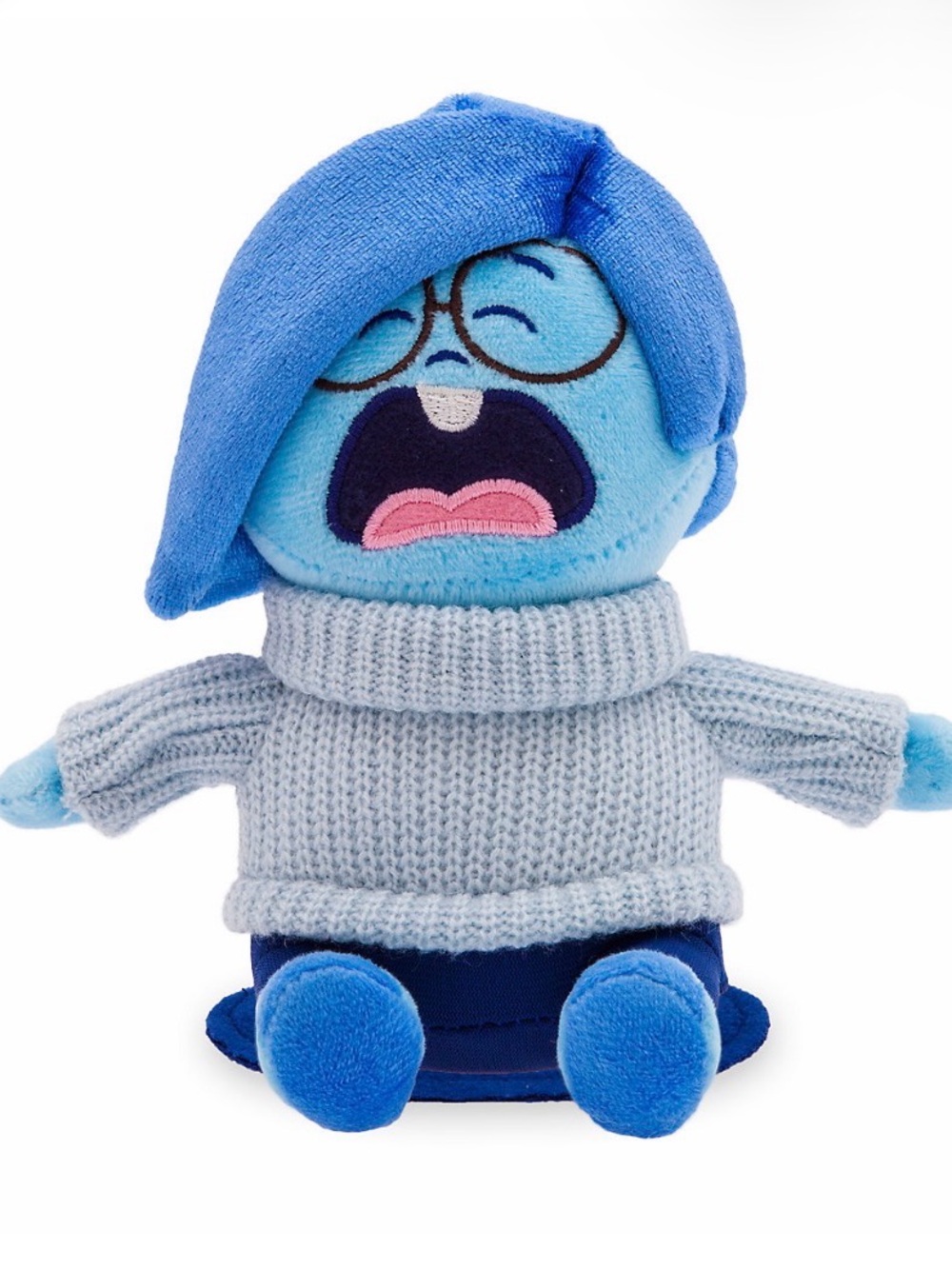 Original Disney Sadness Magnetic
Shoulder Plush - Inside
Out 2 - Mini 5 1/2"